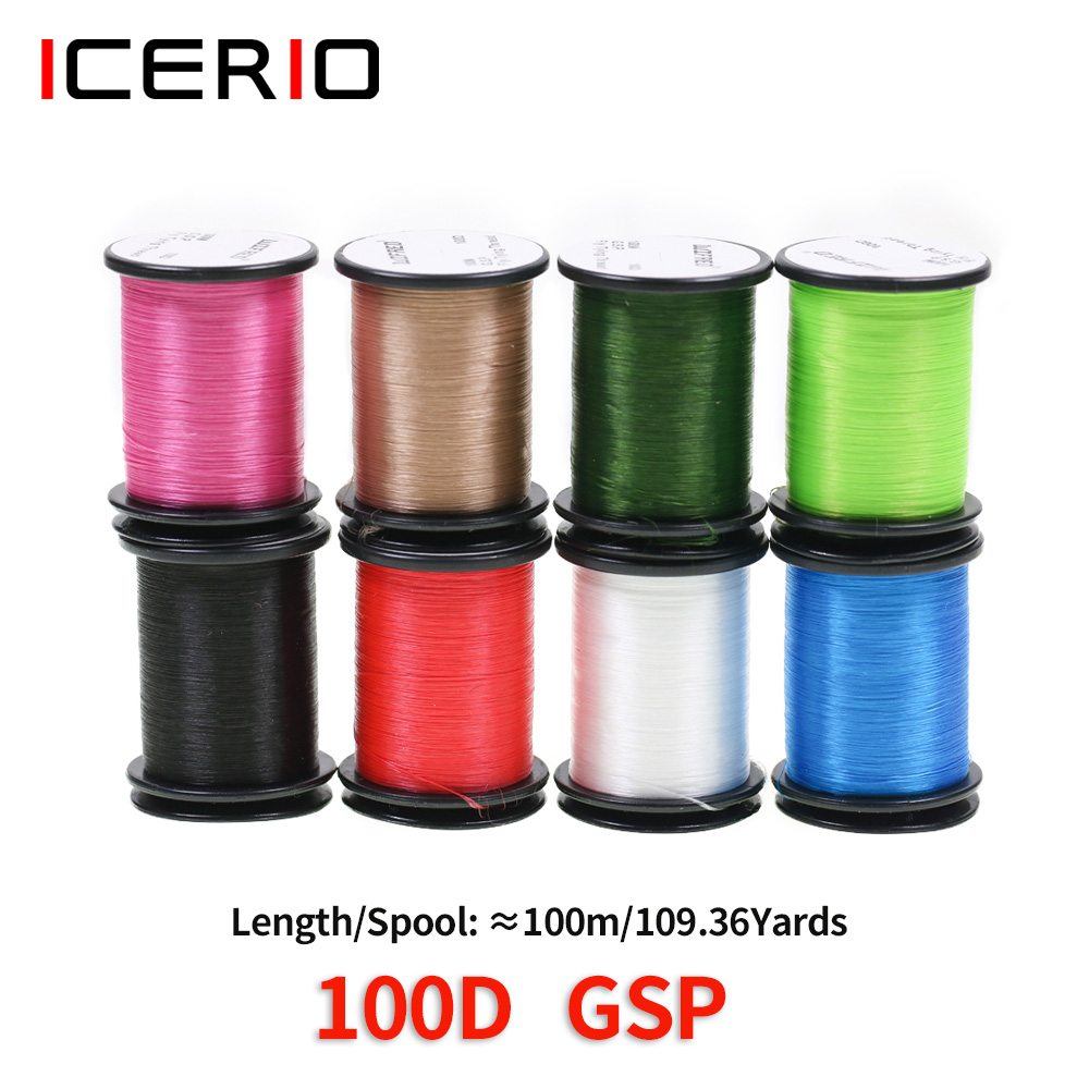 Ice Fishing Line - ICERIO 2PCS 100D GSP 플라이 타잉