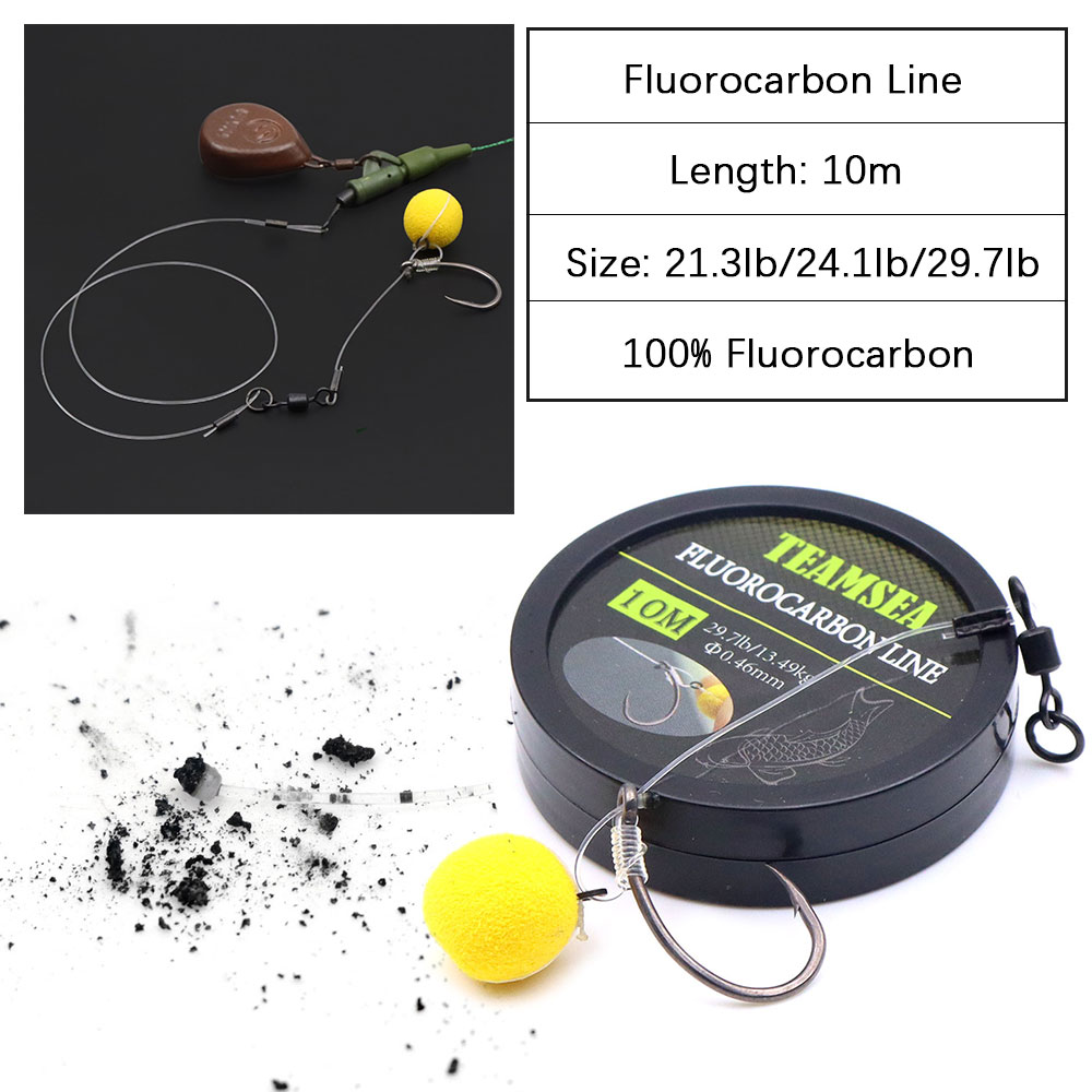 10m 플루오로카본 코팅 잉어 낚싯줄 초강력 카본 파이 - Fluorocarbon Line 리뷰 및 가격