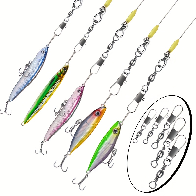 50개/박스 스테인레스 스틸 스위벨 낚시 연결핀 베어링 - Fishing Line Box 리뷰 및 가격