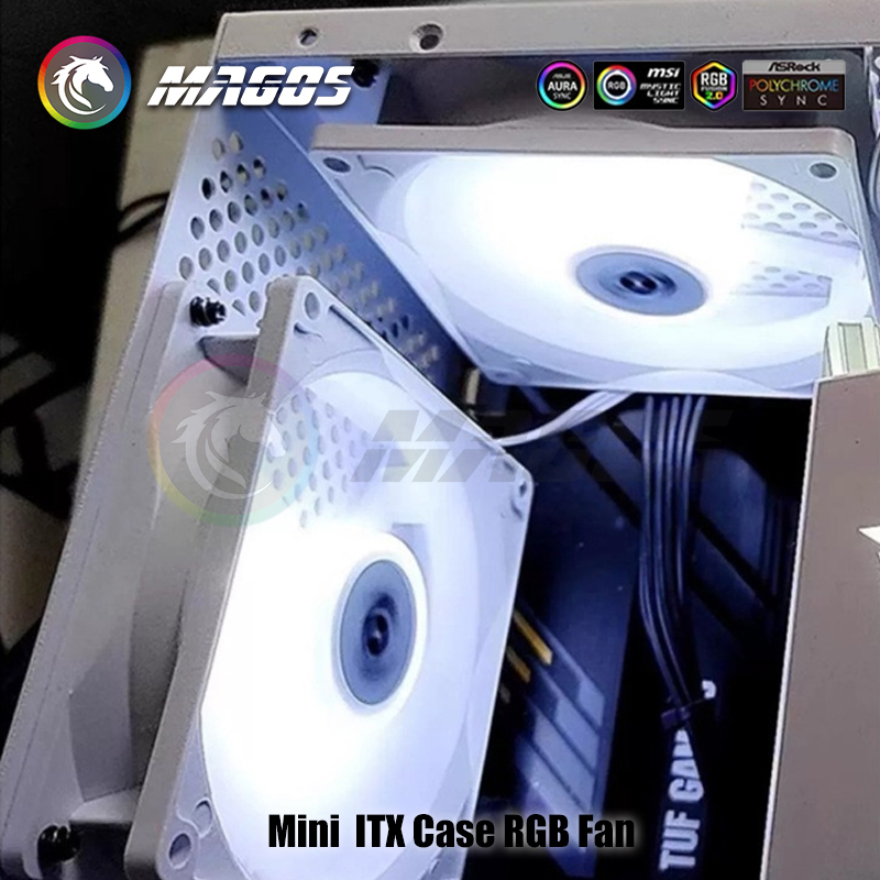 미니 ITX 케이스 ARGB 팬 8cm 9cm 일치 물 - Fly Line 리뷰 및 가격