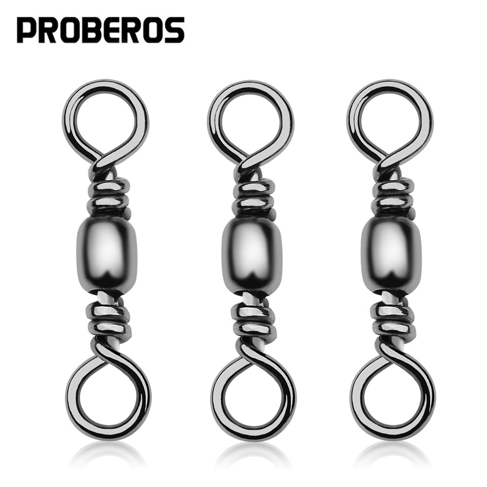 100Pcs 낚시 회전 커넥터 배럴 스테인레스 황동 민 - Saltwater Line 리뷰 및 가격