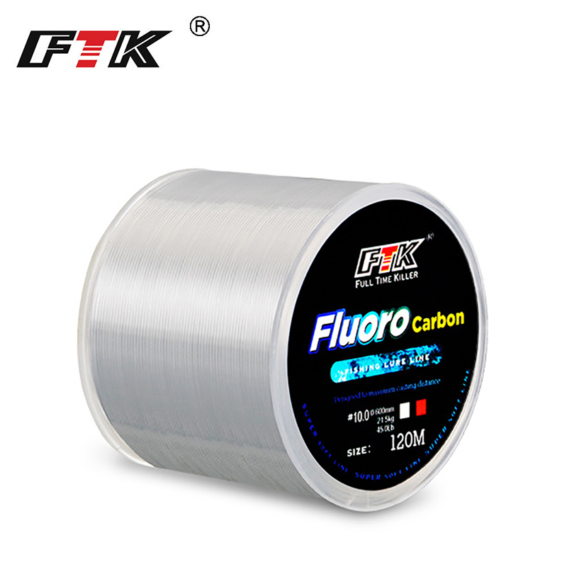 FTK 120m 낚싯줄 0.2mm-0.6mm 7.15L - Fluorocarbon Line 리뷰 및 가격