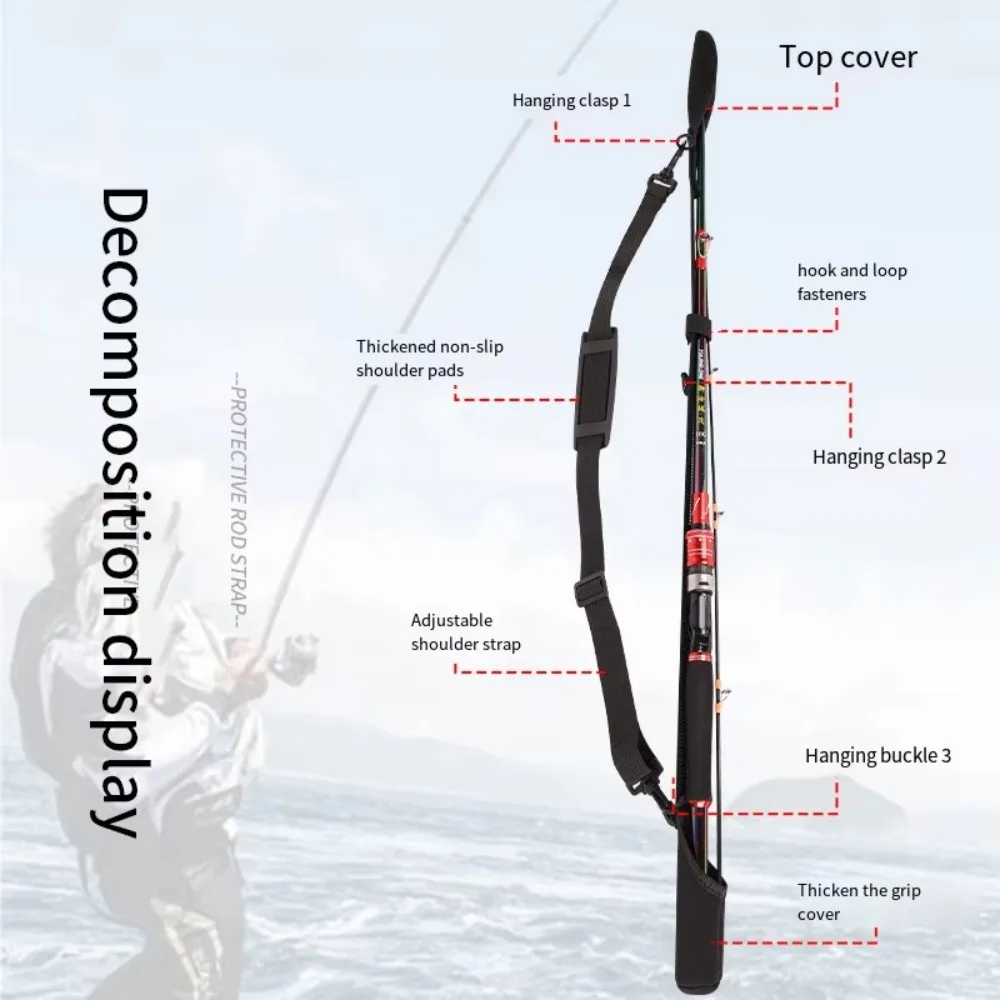 조절 가능한 낚싯대 보관 가방 휴대용 낚싯대 어깨 벨트 - Fishing Line Spooler 리뷰 및 가격