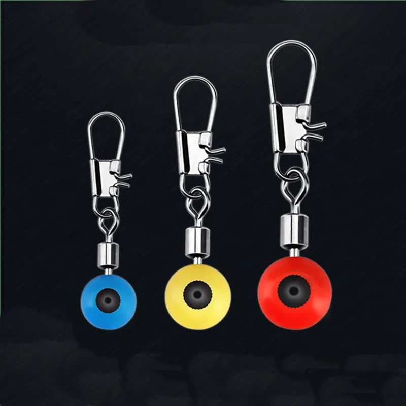 20pcs 낚시 라인 후크 회전 생크 클립 커넥터 인터 - Saltwater Line 리뷰 및 가격